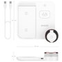 Aisens Cargador Inalámbrico 4 en 1 15W Blanco ASCH-15W4WC061-W